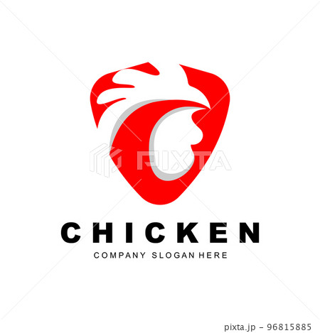 Chicken Logo, Farm Animal Vector, Design For Chicken Farm, Fried Chicken Restaurant, Cafe 96815885