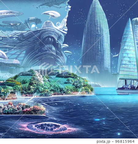 パラレルワ-ルド制御塔による2つの宇宙の出現	 96815964