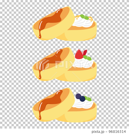 Illustration of pancake Illustration of pancake 96816314