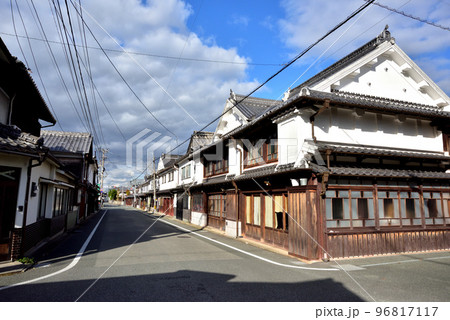 福岡県八女市の町並み　町並み保存地区 96817117