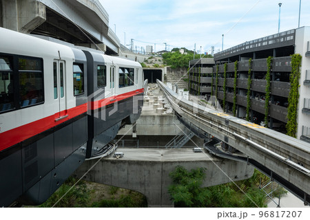 沖縄那覇の沖縄都市モノレール始発駅てだこ浦西駅 沖縄那覇の沖縄都市モノレール始発駅てだこ浦西駅 96817207