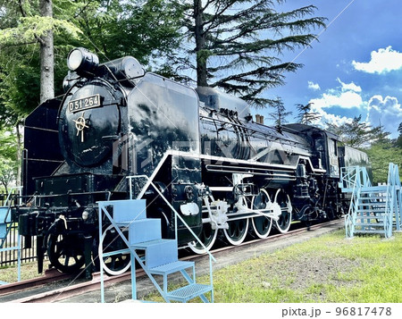 郡山開成山公園の保存車両・蒸気機機関車「D51 264」（国鉄D51形蒸気