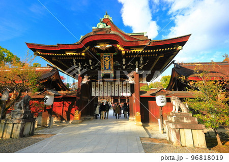 【京都府】北野天満宮の中門（三光門) 96818019