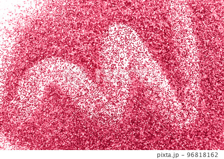glittering background of red sequins isolated on a white background closeup. Sparkle festive texture glittering background of red sequins isolated on a white background closeup. Sparkle festive texture 96818162
