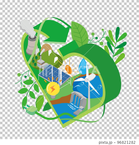 クリーンエネルギーのイメージ クリーンエネルギーのイメージ 96821282