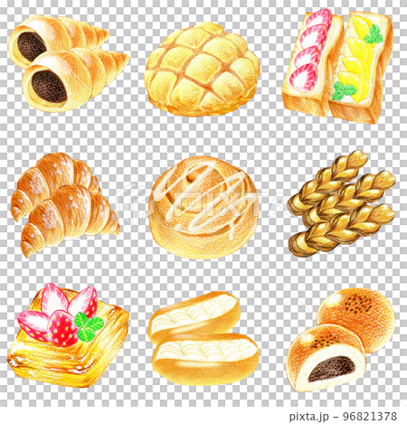 Pastry PNG Clipart  Sweet Treats Graphics Set Illustration