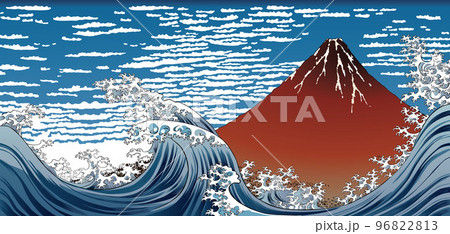 凱風快晴と波 96822813