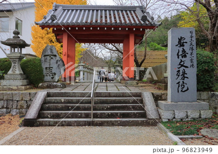 秋の安倍文殊院（表山門・奈良県桜井市） 96823949