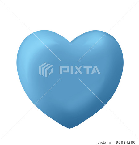 29☆❁¨̮プロフお読みください✧︎*。様　オワイヒーブルーオパール　ぷっくりハート 4個]ぷっくりハート♡／4色:直径20mm | embellir⭐︎.°