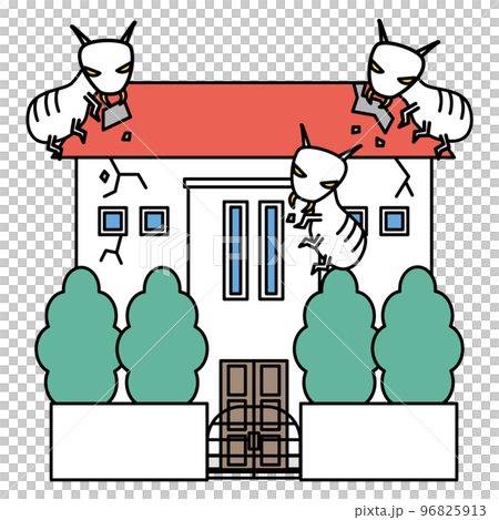 House damaged by termites House damaged by termites 96825913