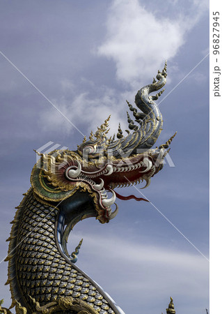 Wat Rong Suea Ten, better known as The Blue Temple, is located in Chiang Rai, a four-hour drive 96827945