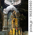 Silver Statue of Thai Monk 96830460