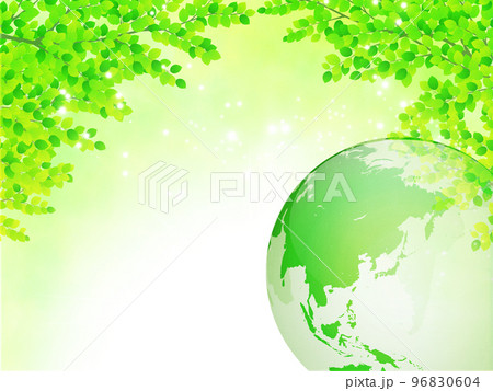 新緑 若葉 環境イメージ背景素材 新緑 若葉 環境イメージ背景素材 96830604