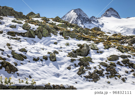 Dramatic Bernese swiss alps as seen from Nufenen Pass, Switzerland Dramatic Bernese swiss alps as seen from Nufenen Pass, Switzerland 96832111