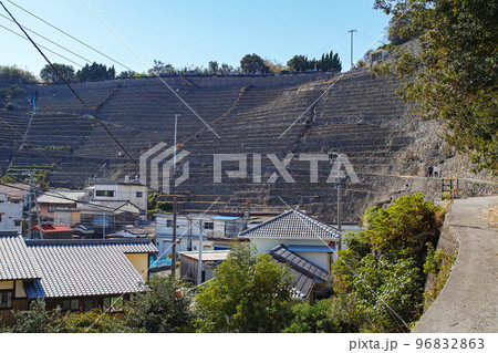愛媛県/ 遊子水荷浦の段畑 ・遊子水荷浦の段々畑　 96832863