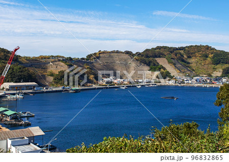 愛媛県/ 遊子水荷浦の段畑 ・遊子水荷浦の段々畑　 96832865