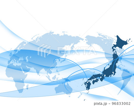 日本地図と世界地図 96833002