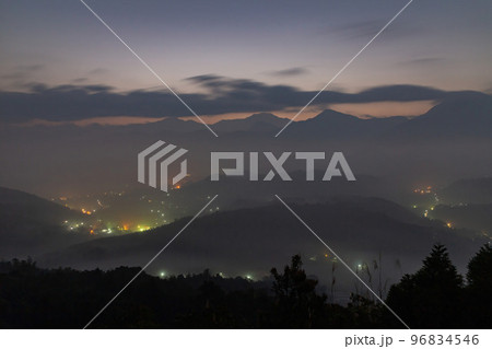 Dawn view of the landscape of Jinlongshan Dawn view of the landscape of Jinlongshan 96834546