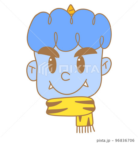節分など　かわいい鬼のイラスト 96836706