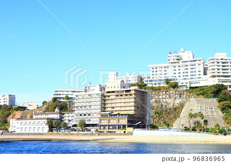 蒲郡市、西浦温泉の風景 96836965