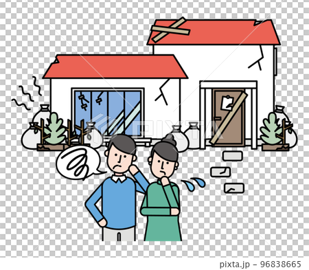 長期無人問津的空置房屋和附近陷入困境的居民 長期無人問津的空置房屋和附近陷入困境的居民 96838665