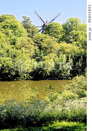 Beautiful landscape of the Kastellet - Copenhagen, Denmark 96843842