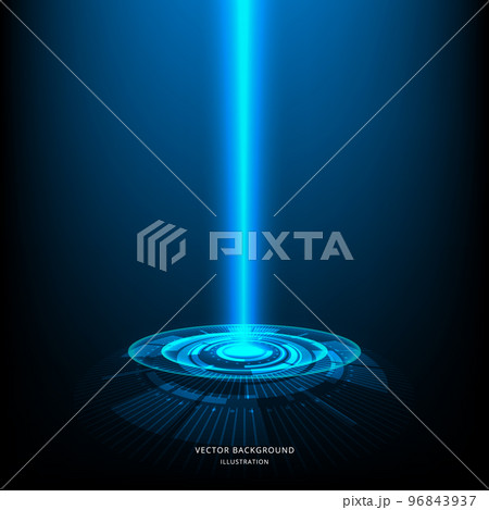 Abstract technology background. Futuristic digital innovation background. Vector illustration. 96843937