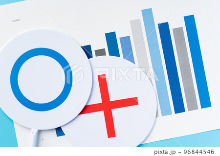 グラフとまるばつ 96844546