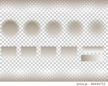 halftone heading border set 96844733