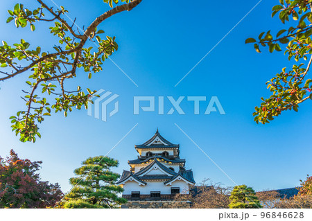 国宝 彦根城 秋 滋賀県 国宝 彦根城 秋 滋賀県 96846628