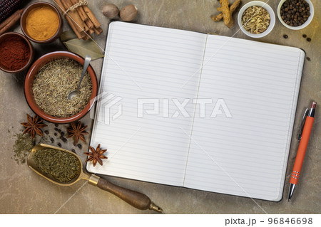 Cooking Spices - Space for Text Cooking Spices - Space for Text 96846698