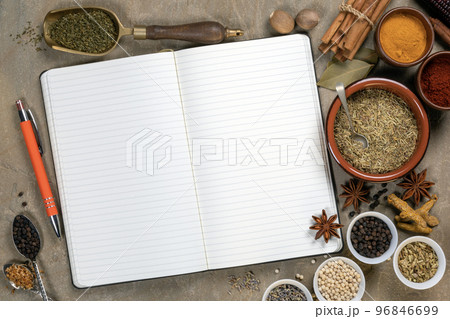 Cooking Spices - Space for Text Cooking Spices - Space for Text 96846699