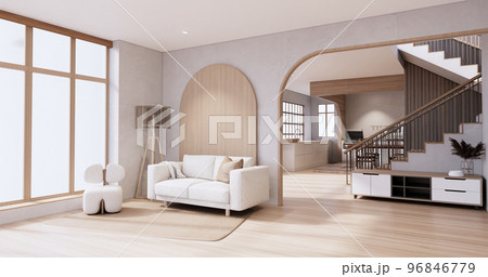 Sofa armchair on Living room empty japanese style Sofa armchair on Living room empty japanese style 96846779
