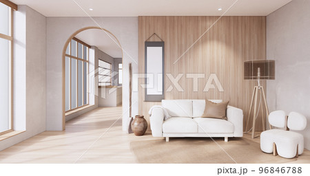 Sofa armchair on Living room empty japanese style 96846788