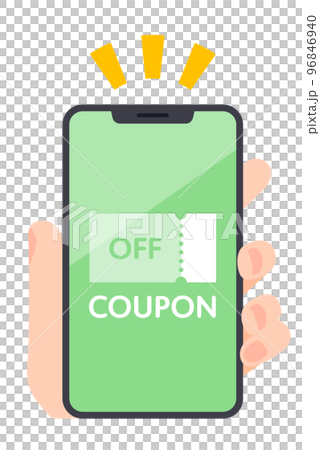 Smartphone electronic coupon app 96846940