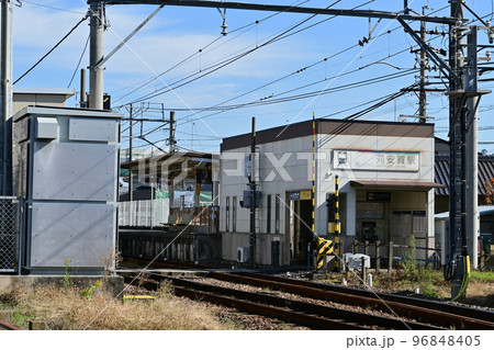 名鉄名古屋鉄道の尾西線・苅安賀駅 名鉄名古屋鉄道の尾西線・苅安賀駅 96848405