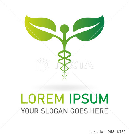 Herbal medical health logo design Herbal medical health logo design 96848572