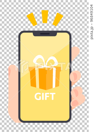Smartphone app social gift 96849104