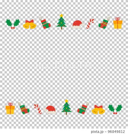 Christmas illustration frame 96849812
