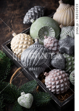 Vintage retro Christmas tree toy 96850459