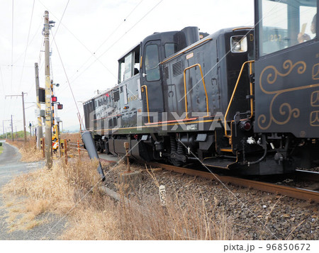 小川駅松橋駅間を北上するSL人吉百周年記念号 熊本県宇城市小川町北部田 小川駅松橋駅間を北上するSL人吉百周年記念号 熊本県宇城市小川町北部田 96850672