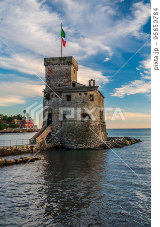 Castle on the sea in Rapallo Castle on the sea in Rapallo 96850784