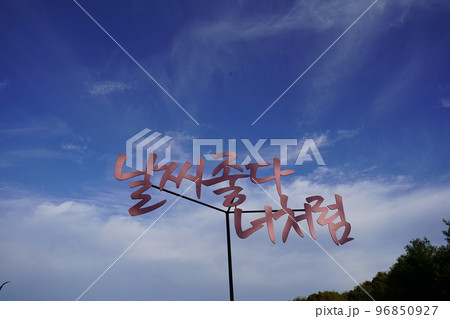 韓国 ソルボン公園の風景(イチョン) 韓国 ソルボン公園の風景(イチョン) 96850927