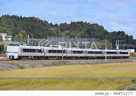 北陸本線　大聖寺ー牛ノ谷　JR西日本　681系　W01編成（金沢）　しらさぎ 96851277