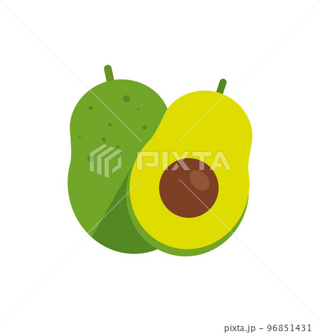 avocado,flat design icon vector illustration avocado,flat design icon vector illustration 96851431