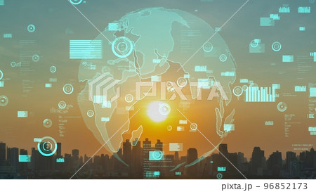 Global connection and the internet network alteration in smart city 96852173