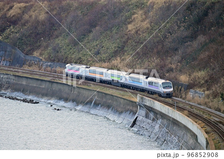 函館本線 石倉ー落部 JR北海道 キハ183系5200番台 ノースレインボーエクスプレス ニセコ 函館本線 石倉ー落部 JR北海道 キハ183系5200番台 ノースレインボーエクスプレス ニセコ 96852908