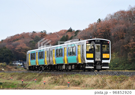 水郡線 玉川村ー常陸大宮 JR東日本 キハE130系 キハE131-10(水戸) 水郡線 玉川村ー常陸大宮 JR東日本 キハE130系 キハE131-10(水戸) 96852920