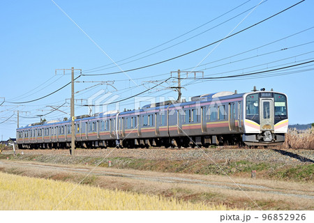 信越本線 見附ー帯織 JR東日本 E129系 A8編成(新潟) 信越本線 見附ー帯織 JR東日本 E129系 A8編成(新潟) 96852926
