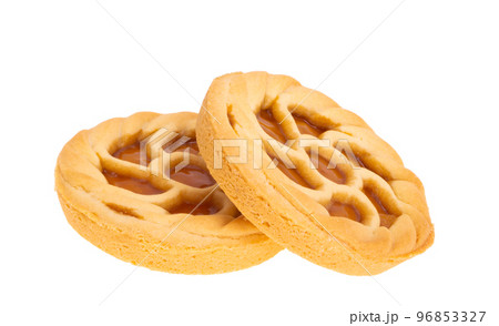 cookies with jam isolated cookies with jam isolated 96853327